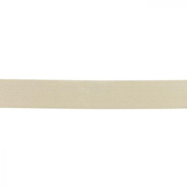 Gummiband Breite 2,5 cm Beige